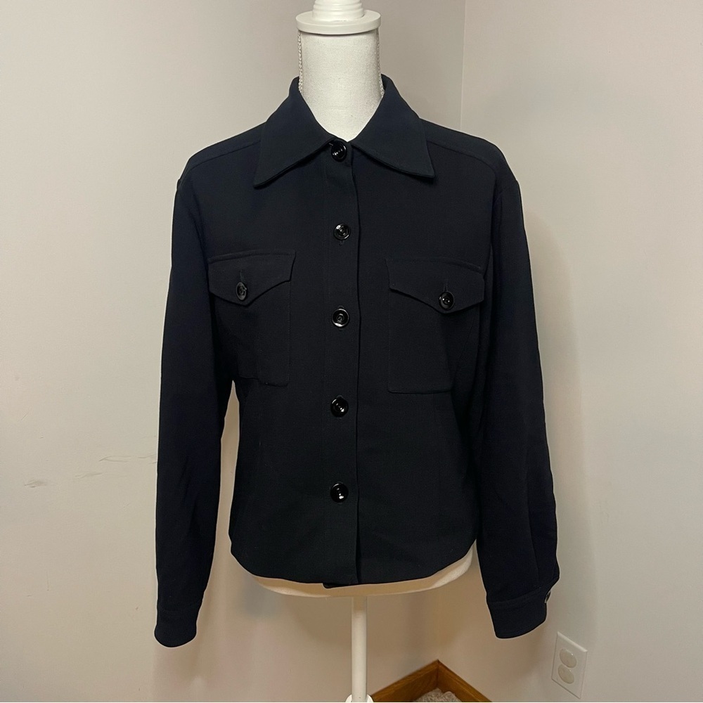 CADENCE lined collared shacket